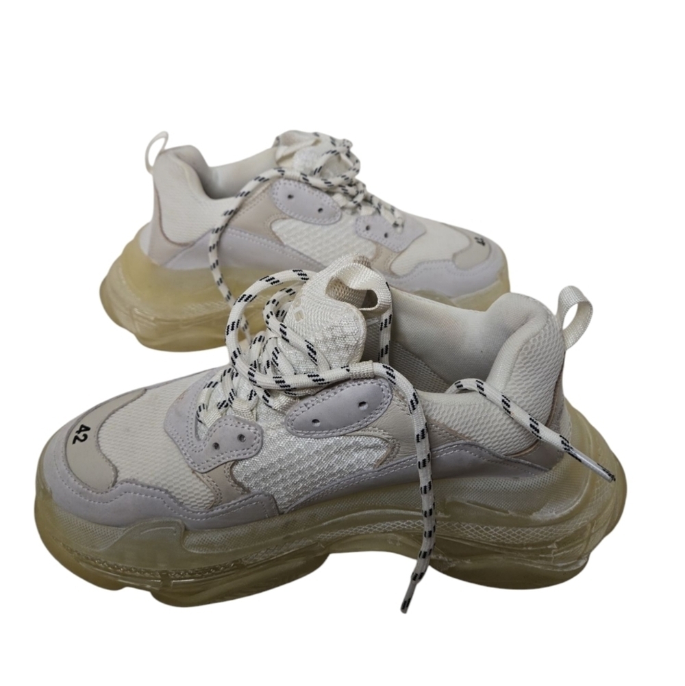 Balenciaga Men's Triple S Clear Sole Sneaker Size 9 - Picture 7 of 10